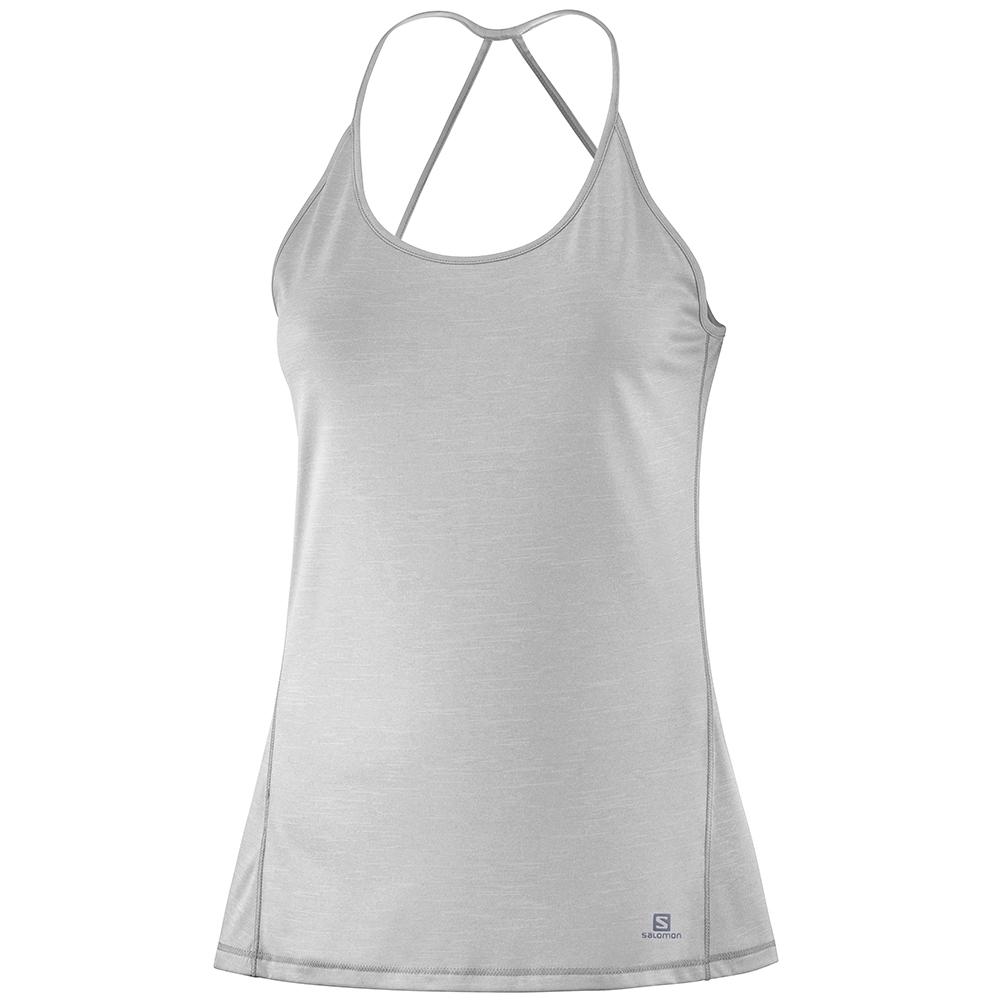 Salomon Singapore Womens Tank - COMET W Grey | 83579-BHXF